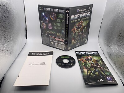 Marvel Nemesis Rise of the Imperfects GameCube Complete Tested Black Label