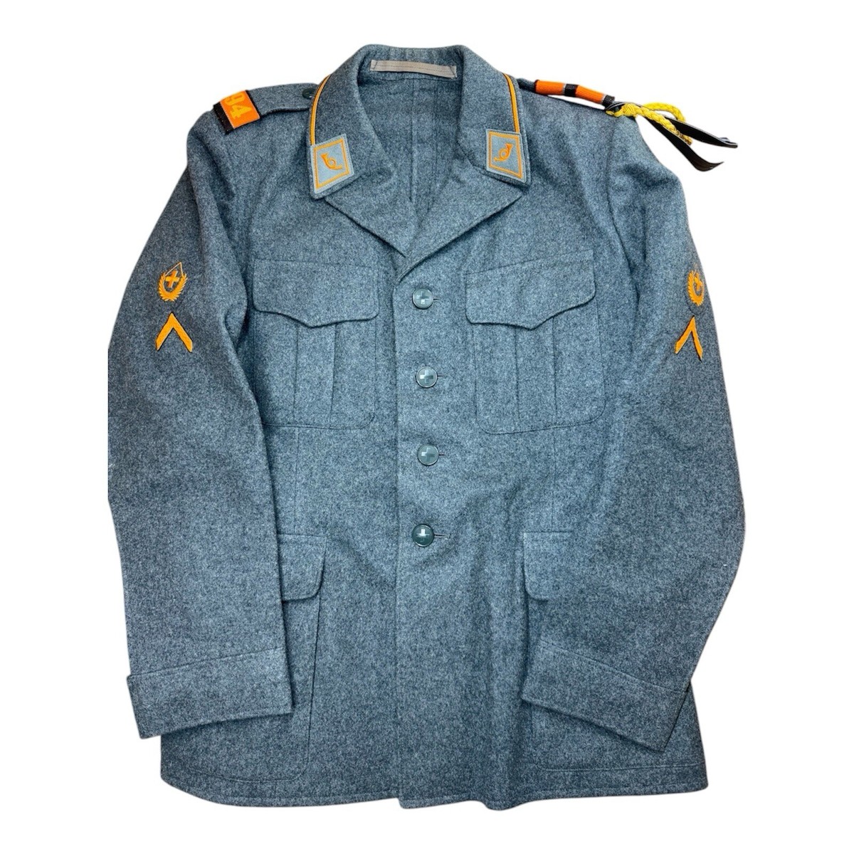 スイス軍 Swiss Army suit jacket ウールジャケット Swiss Army Suit Jacket ,M - L ,80s Swiss Army Jacket