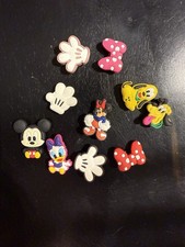 Kids Cartoon Shoe Charms Lot 10pc Minnie Mickey for Crocs Jibbitz Style Toddler