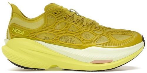 Hoka Shoes Mens 11D Green Mach X 3 Road Running Neon Citrus Lime Fitness Gym Men main image 3