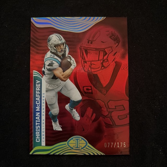 2022 Panini Illusions - Christian McCaffrey #12 Trophy Collection Red 77 /175 🔥