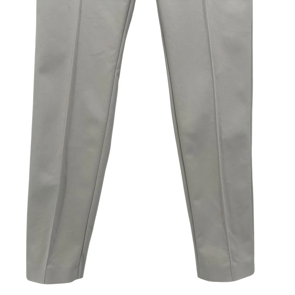 Akris Womens 8 Pants Melissa Off-White Techno Slim-Fit - Image 3 of 4