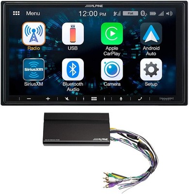 ALPINE iLX-W670 7'' Digital Media Bluetooth Carplay Receiver + KTA-450 Power Pack