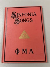 Sinfonia Songs Fraternity Revised Edition 1948 Phi Mu Alpha Lyrics Sheet Music