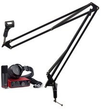 Focusrite Scarlett Solo Studio 4th Gen Recording Interface Mic Boom Pop Filter