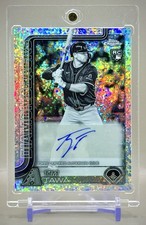 Tim Tawa 2025 Topps Chrome #AC-TT Blk. & Wht. Mini-Diamond Refractor RC Auto SSP
