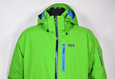 Helly Hansen Men's Motion Ski Jacket Waterproof WarmCore PrimaLoft Recco size XL
