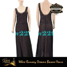 CHANEL 98A Vintage Iconic Most Wanted Logo Maxi Runway Dress 38 40 36 Pristine