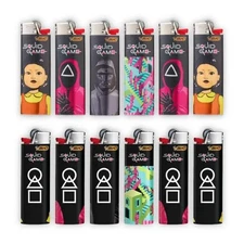 RARE COLLECTION BIC 6 LIGHTERS SQUID GAME 2025 LIMITED EDITION