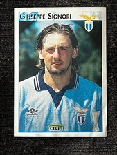 STICKER VIGNETTE PANINI CALCIO COPPE 1996 GIUSEPPE SIGNORI LAZIO ROME # 99