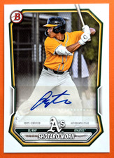 2026 Bowman Baseball-Shotaro Morii Base Autograph-Athletics