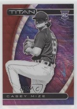 2021 Panini Chronicles Titan Ruby Wave Prizm /199 Casey Mize #9 0c6