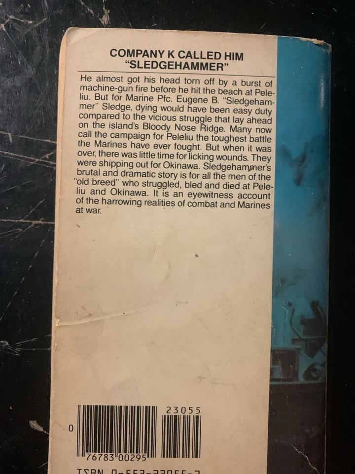 With The Old Breed Paperback By Sledge, E B - Image 2 of 4