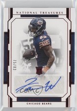2018 Panini National Treasures Jersey Number Red 75/83 Javon Wims #111 Auto 0ne3