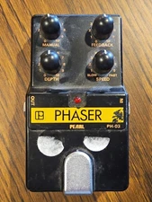 Pearl PH-03 Phaser Vintage Guitar Effect Phase Pedal Made in Japan