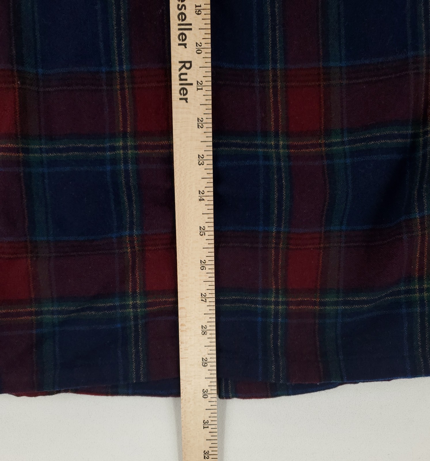 Pendleton Board Shirt Loop Collar Button Up Plaid… - image 7