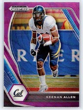 2021 Panini Prizm Draft Picks Collegiate #42 Keenan Allen Purple Wave