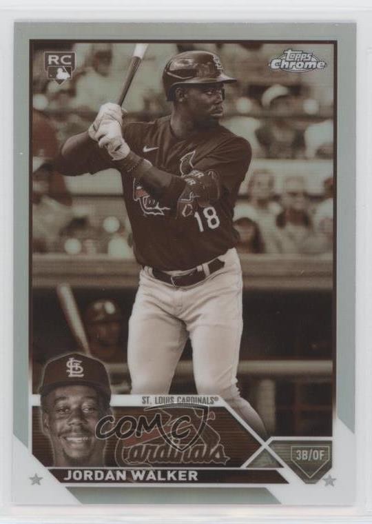 2023 Topps Chrome Sepia Refractor Jordan Walker #209 7s9