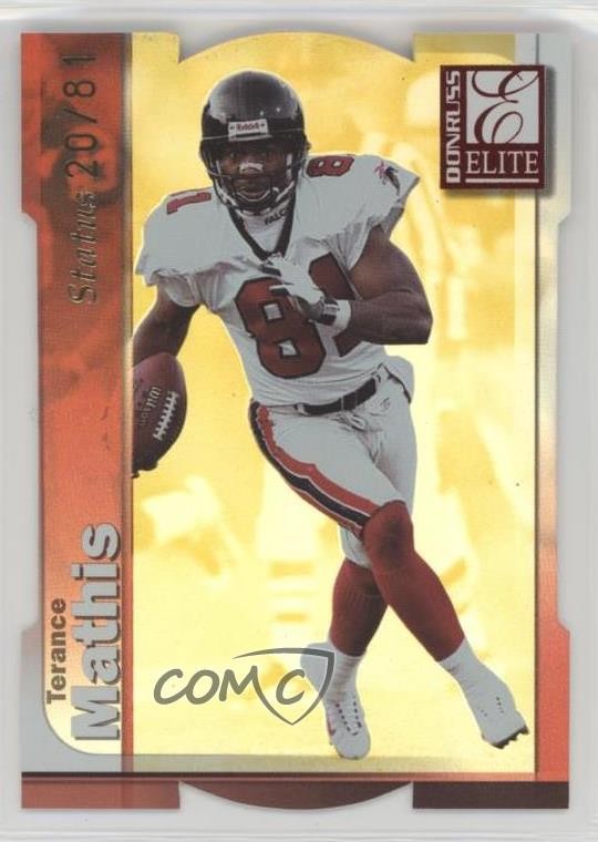 1999 Donruss Elite Status Die-Cut 20/81 Terance Mathis #091 is2