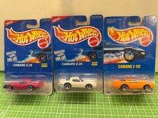 Hot Wheels Lot Of 3 504 Mainline Camaro Z-28 Two Originals One Repainted - Read Hot Wheels Lot Of 3 504 Mainline Camaro Z-28 Two Originals One Repainted - Read