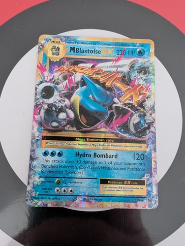 Pokémon XY Evolutions Mega Card M Blastoise EX 22/108