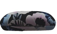 Vera Bradley hard-shell eyeglass case in Purples, Blues And Black Color Florals