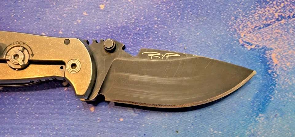 DPx HEST Classic Frame Lock Knife OD Green G-10 Titanium (3.25" Black) - Image 3 of 4