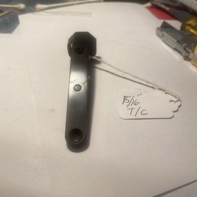 Thompson Center Hawken Muzzleloaders ,15/16'' Tang w screws & sight center Hole.
