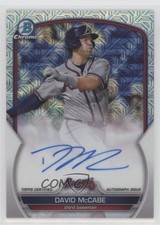 2023 Bowman Chrome Mega Box Chrome Mojo Auto David McCabe #BCMA-DM Auto 1qn2