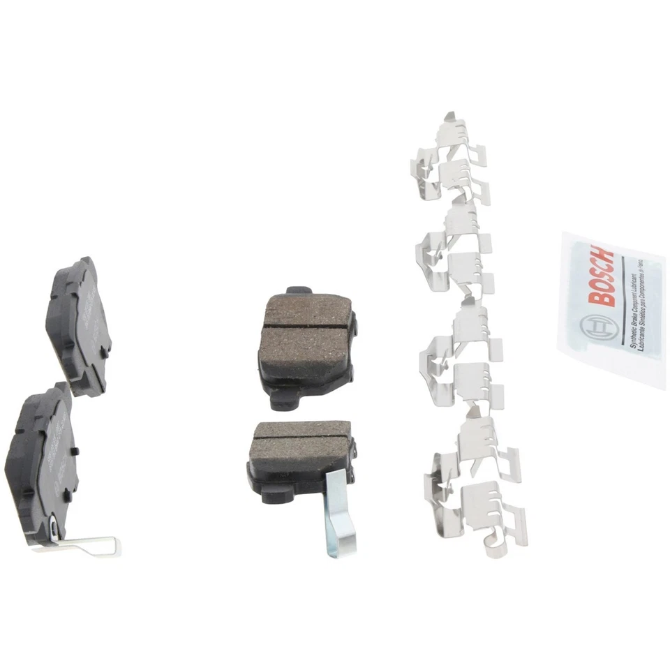 Juego de pastillas de freno traseras de 2 ruedas Bosch BC1354 para Toyota Corolla Yaris Scion tC Foto 3 de 4