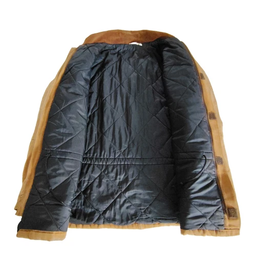 Vintage 90s Carhartt Artic C03 Quilted Brown Duck Jacket Men's XL Made in USA image 8