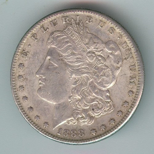 1888-S U.S. MORGAN SILVER DOLLAR - KEY DATE, SCARCE - KM#110 - EXTRA FINE