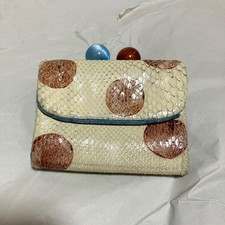 Tsumori Chisato Clasp Tri-fold Wallet Multicolor