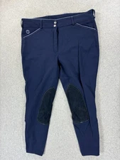 Dover Saddlery Equestrian Riding Breeches (Men's 36x25) Blue/Purple
