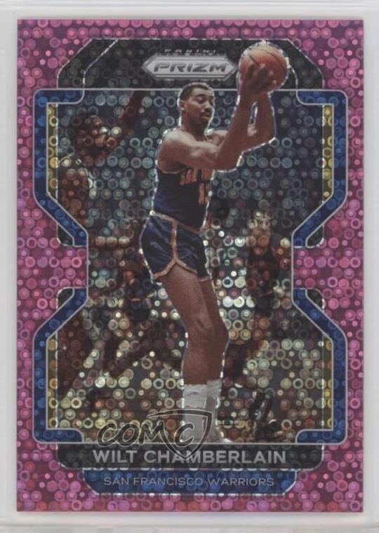 2021-22 Panini Prizm Fast Break Pink Prizm 42/50 Wilt Chamberlain #260 HOF 7y2