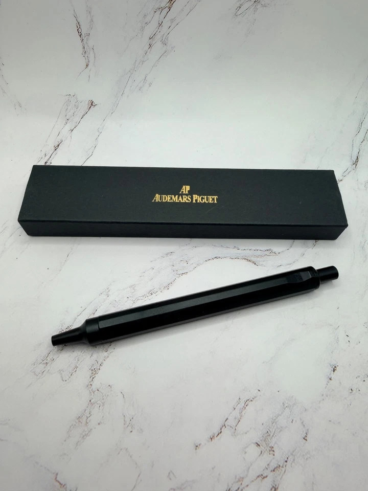 Audemars Piguet Royal Oak Titanium Ballpoint Pen Black- Refillable, New in Box - Image 2 of 3