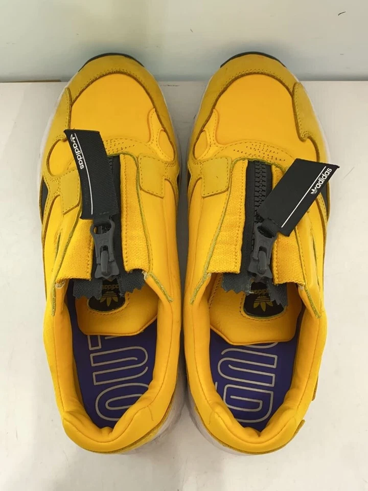Hombres 9.5US Adidas Originales/Falcon Cremallera con Halcón con Amarillo/Ee5113/ Foto 3 de 4