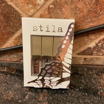 Stila 3D dazzle Glitter & Glow Liquid Eyeshadow 3 PC Set New In Box
