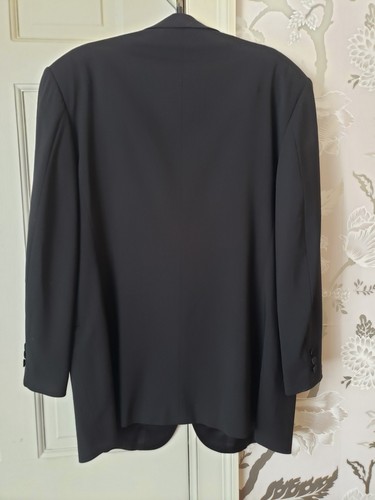 Donna Karan Signature Gold Label Italy Mens Black 2Pc Tuxedo Suit 44/38 **READ** - Picture 7 of 22