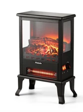 TURBRO Electric Fireplace Stove Model-TS17 110-120v w/Flame Effect