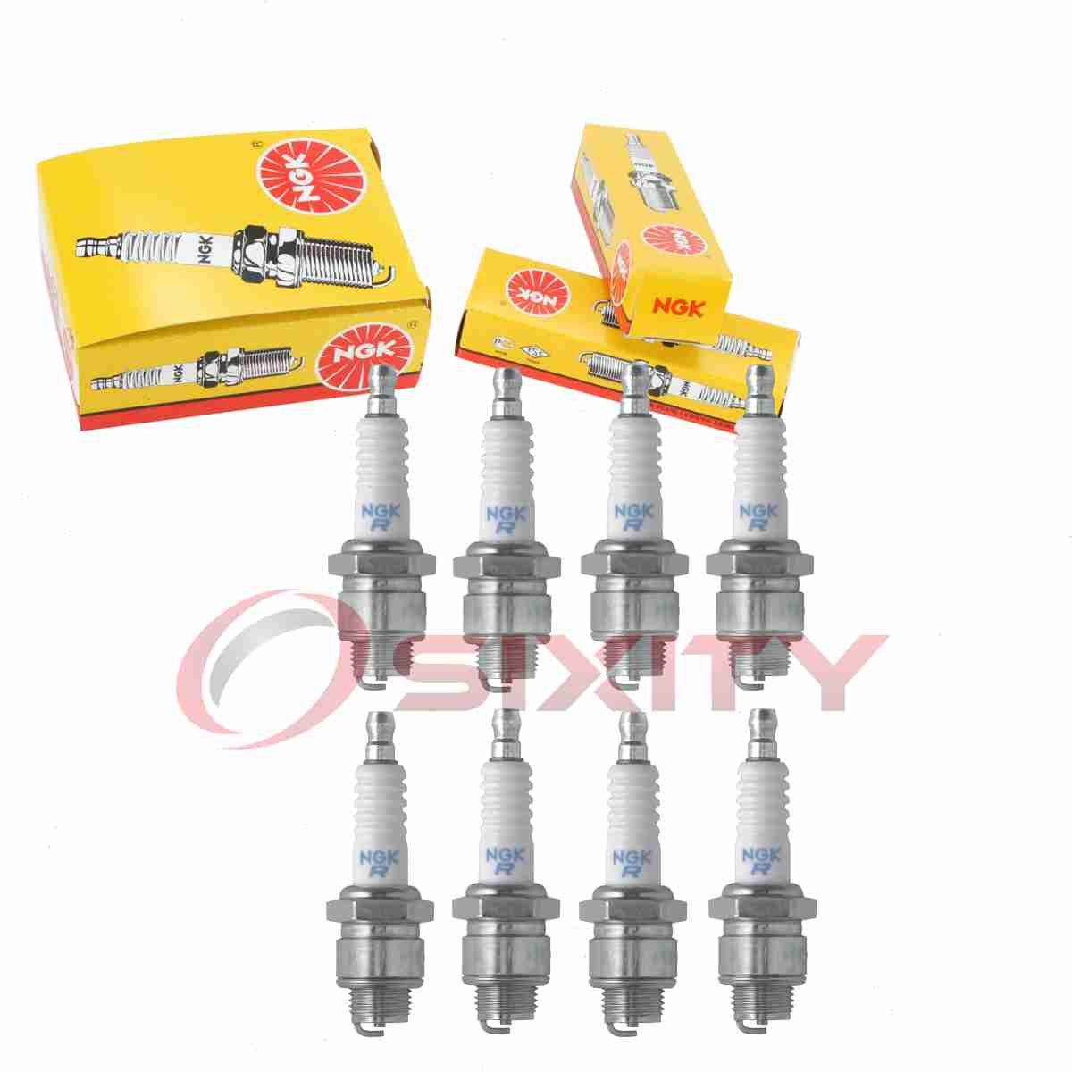8 pcs NGK Standard Spark Plugs for 1961-1962 Chevrolet P20 Series 4.6L V8 - ke
