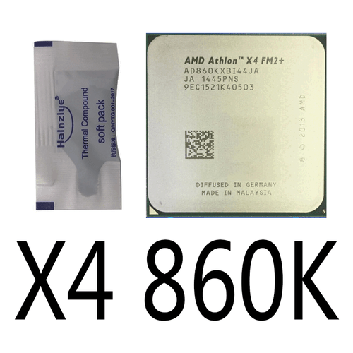 AMD Athlon X4 860K Quad Core Processor 3.7GHz - 4.0 GHz, Socket FM2+, 95W CPU - Zdjęcie 1 z 3