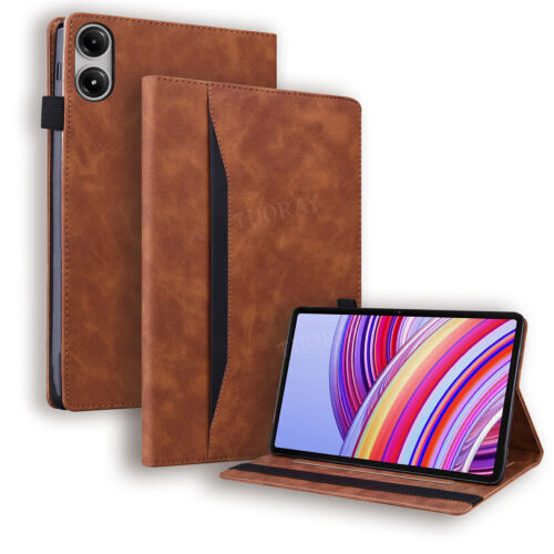 Custodia portafoglio in pelle supporto cover per Xiaomi Redmi Pad Pro 12,1" SE Mi Pad 5 6 Pro - Foto 7 di 61