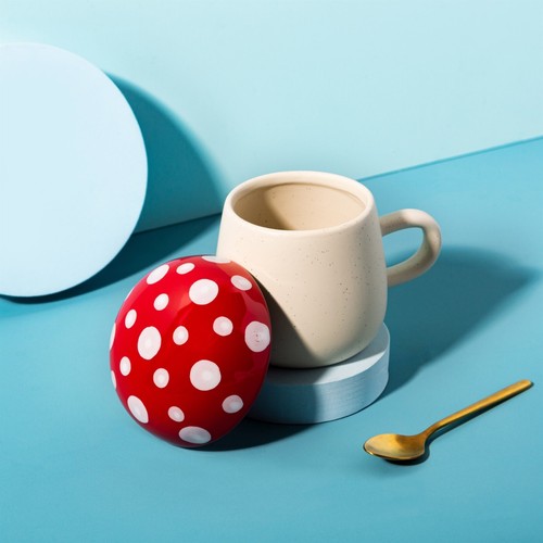Tazza con coperchio per funghi rossi Sass & Belle - Foto 3 di 5