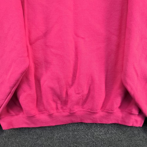 Gildan Heavy Blend Women's NAPA Girl Talk Pullover Sweatshirt Pink 3XL Crew Neck - Picture 8 of 13
