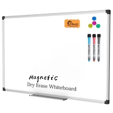 XBoard Magnetic Dry Erase Board/Whiteboard, 36 X 24 Inches, Double Sided Whit...