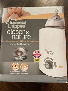 Tommee Tippee White Electric Bottle Warmer Adjustable Control Dial USA Seller