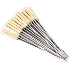 BBQ Shish Kabob Skewer Set Grill Camp Fire Smores