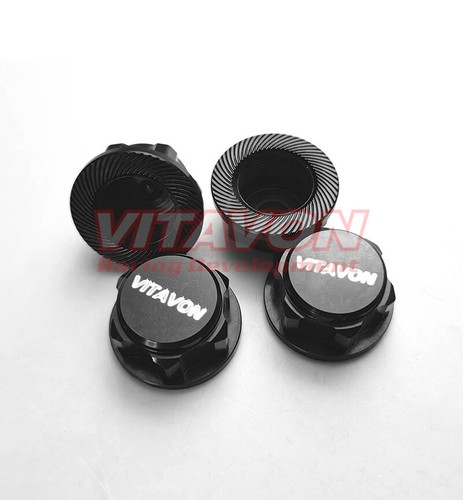 Vitavon CNC Wheel Nut M18X1.0mm Thread For Arrrma Kraton 8S Outcast 8S 1/5 - Picture 6 of 18