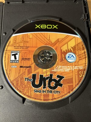 Urbz: Sims in the City (Microsoft Xbox, 2004) Disc & MANUAL Tested